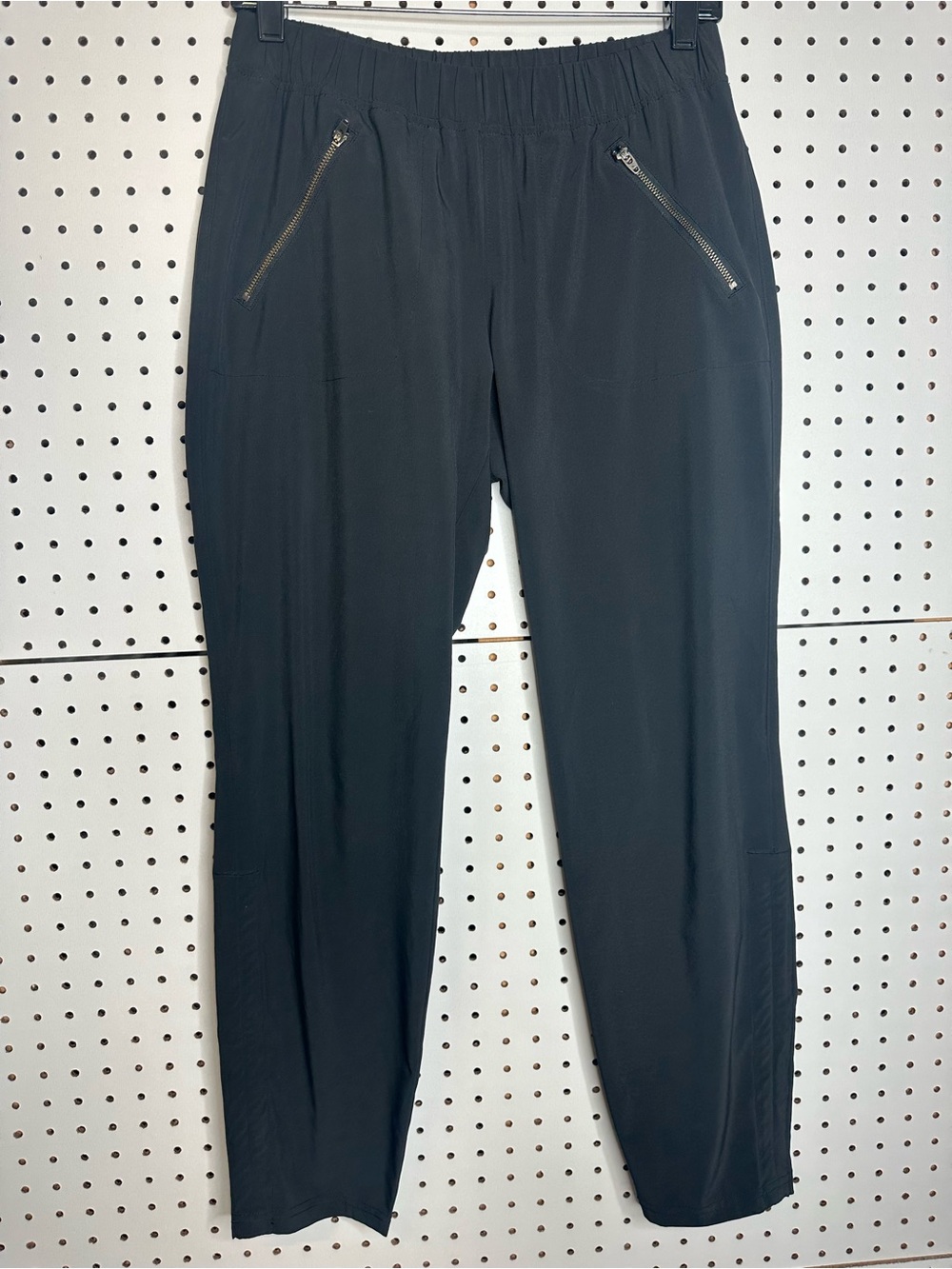 Athleta Pants Black Elastic Waist Zipper Pocket Pants